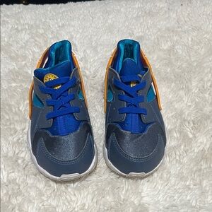 Kids Huarache Blue and Orange kids Sneakers